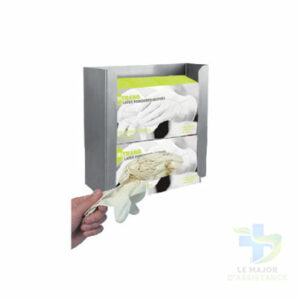 DISTRIBUTEURS BOITES A GANTS EN INOX FIXATION MURALE DOUBLE-06052022-para-pharmacie-marrakech-1651850800