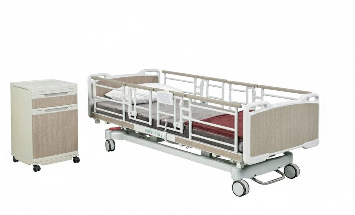 Lit Hospitalier Réglable – Confort et Sécurité